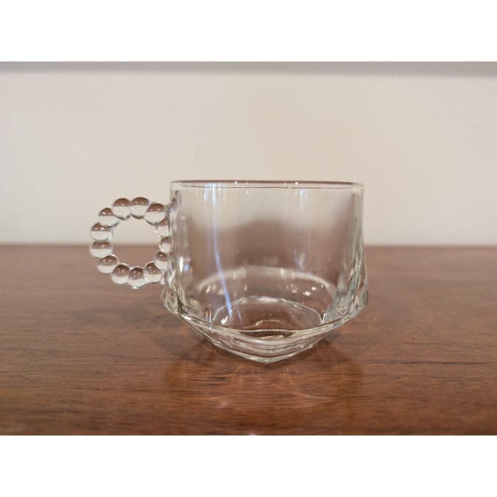 Vintage Hazel Atlas Glass Snack Cup / Punch Cup – Perfect Espresso Cup – Clear
